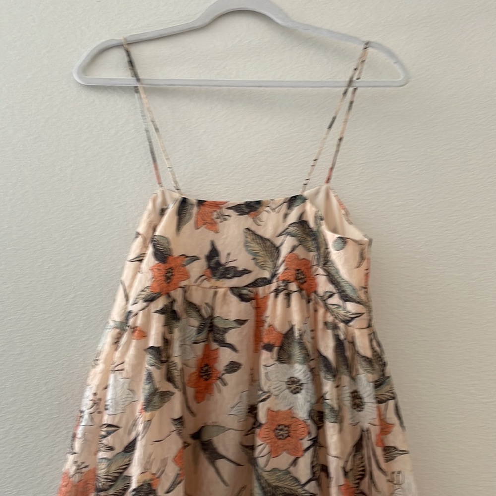 Astrid Floral Empire Waist Midi Dress - Picture 7 of 10